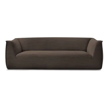 Canapea maro cu tapiE>erie din catifea reiatA242 cm Giorgia aEURBobochic Paris imagine