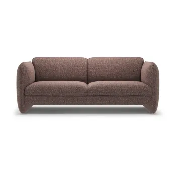 Canapea maro cu tapiE>erie din chenille 204 cm Georgia aEURMicadoni imagine