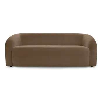 Canapea maro cu tapiE>erie din E>esAfturAbouclA(C) 193 cm Elina aEURBobochic Paris imagine