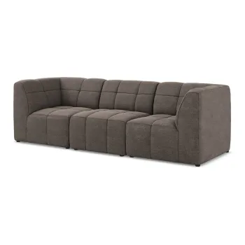 Canapea maro cu tapiE>erie din E>esAfturAbouclA(C) 255 cm Aloha aEURMakamii imagine