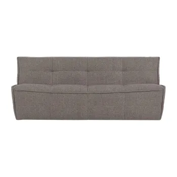 Canapea maro cu tapiterie din tesatura boucle 204 cm Cluster - vtwonen imagine