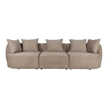 Canapea maro deschis 210 cm Rocca - Dutchbone imagine