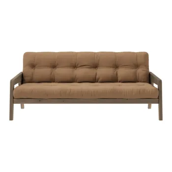 Canapea maro extensibila 204 cm Grab - Karup Design imagine