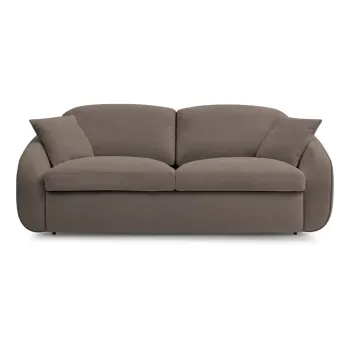 Canapea maro extensibila 235 cm Cezanne - Bobochic Paris imagine