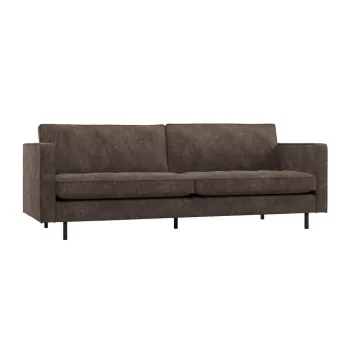 Canapea maro inchis 230 cm Rodeo - WOOOD imagine