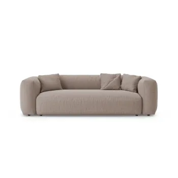 Canapea modulara bej extensibila 264 cm Martina - Micadoni imagine