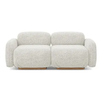 Canapea modulara crem 190 cm Ailani - Makamii imagine