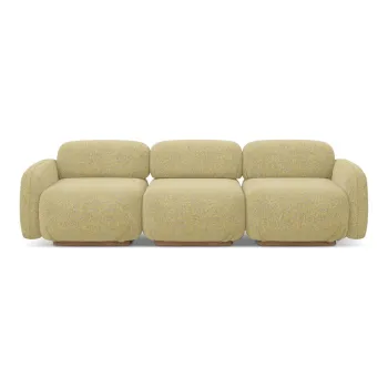 Canapea modulara galbena 270 cm Ailani - Makamii imagine