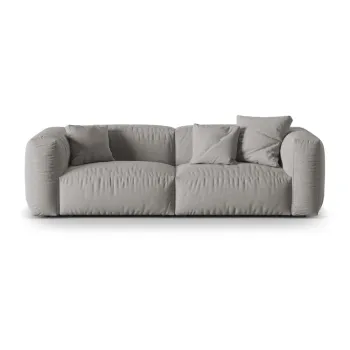 Canapea modulara gri deschis 240 cm Martina - Micadoni Home imagine