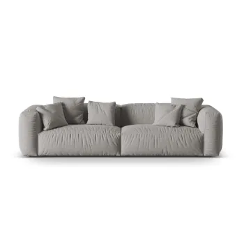 Canapea modulara gri deschis 320 cm Martina - Micadoni Home imagine