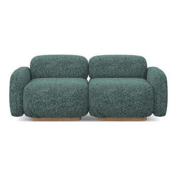 Canapea modulara turcoaz 190 cm Ailani - Makamii imagine