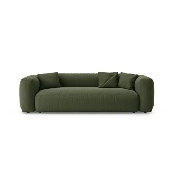 Canapea modulara verde extensibila 264 cm Martina - Micadoni imagine
