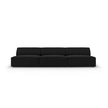 Canapea neagra 240 cm Jodie - Micadoni Home imagine