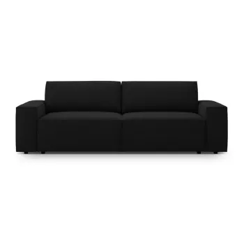 Canapea neagra extensibila 247 cm Jodie - Micadoni Home imagine