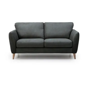 Canapea neagra/gri 170 cm Oslo - Scandic imagine