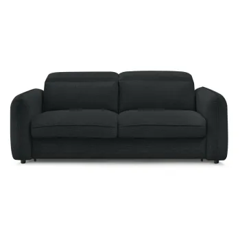 Canapea neagrA236 cm Achille aEURBobochic Paris imagine