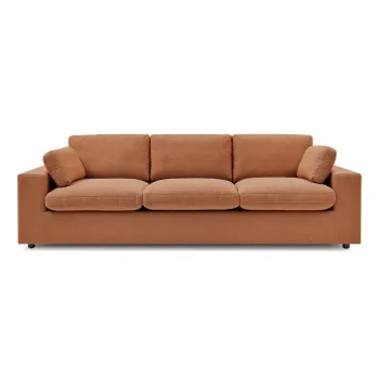 Canapea portocalie 250 cm Belair aEURBobochic Paris imagine