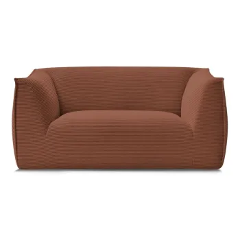 Canapea portocalie cu tapiE>erie din catifea reiatA170 cm Giorgia aEURBobochic Paris imagine