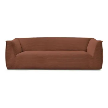 Canapea portocalie cu tapiE>erie din catifea reiatA242 cm Giorgia aEURBobochic Paris imagine