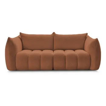 Canapea portocalie cu tapiE>erie din E>esAfturAbouclA(C) 234 cm Azra aEURBobochic Paris imagine