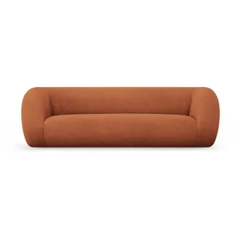 Canapea portocalie cu tapiterie din stofa boucle 230 cm Essen - Cosmopolitan Design imagine
