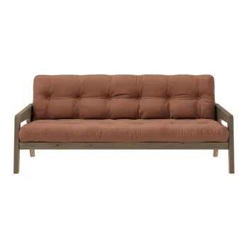 Canapea portocalie extensibila 204 cm Grab - Karup Design imagine