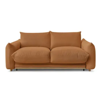 Canapea portocalie extensibila 214 cm Ernest - Bobochic Paris imagine