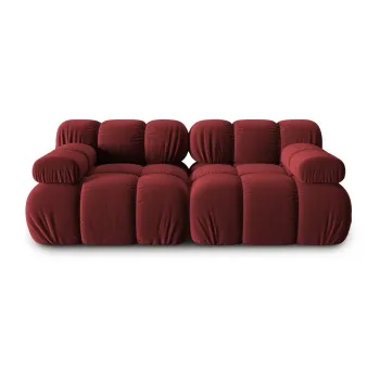 Canapea rosie cu tapiterie din catifea 188 cm Bellis - Micadoni Home imagine
