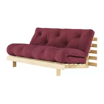 Canapea rosie extensibila 160 cm Roots - Karup Design imagine