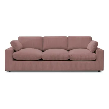 Canapea roz cu tapiE>erie din catifea reiatA250 cm Belair aEURBobochic Paris imagine