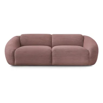 Canapea roz cu tapiE>erie din catifea reiatA250 cm Tina aEURBobochic Paris imagine