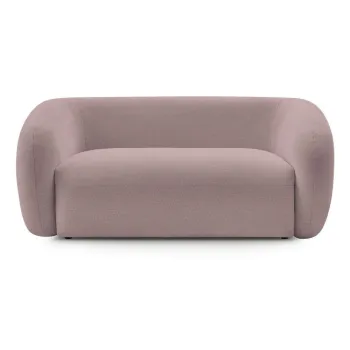 Canapea roz cu tapiE>erie din chenille 160 cm Celine aEURBobochic Paris imagine