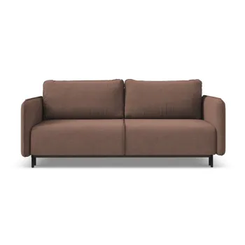 Canapea roz extensibila/cu spatiu de depozitare 226 cm Luana - Makamii imagine