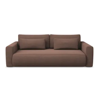 Canapea roz extensibila/cu spatiu de depozitare 238 cm Kapua - Makamii imagine