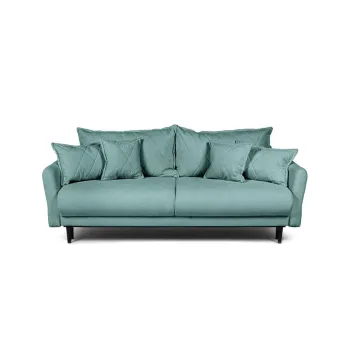 Canapea turcoaz extensibila 215 cm Bjork - Bonami Selection imagine