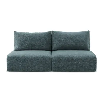 Canapea turcoaz extensibila/cu spatiu de depozitare 216 cm Kalena - Makamii imagine