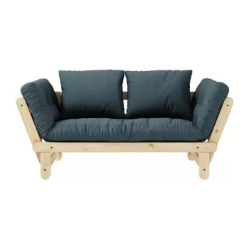 Canapea variabila KARUP Design Beat Natural, albastru petrol imagine