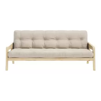 Canapea variabila Karup Design Grab Natural Clear/Beige imagine