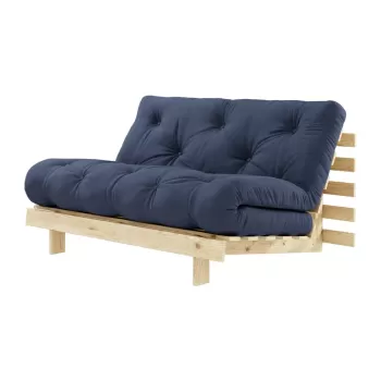 Canapea variabila KARUP Design Roots Raw/Navy, albastru inchis imagine