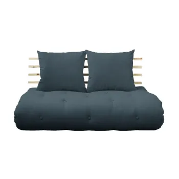 Canapea variabila Karup Shin Sano Natural, albastru imagine