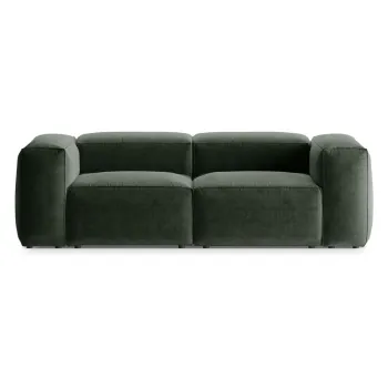 Canapea verde 224 cm Bergano - Cosmopolitan Design imagine