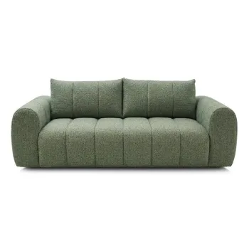 Canapea verde 242 cm Nesty - Bobochic Paris imagine