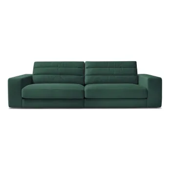 Canapea verde cu tapiE>erie din catifea 276 cm Sierra aEURBobochic Paris imagine