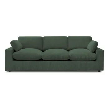 Canapea verde cu tapiE>erie din catifea reiatA250 cm Belair aEURBobochic Paris imagine