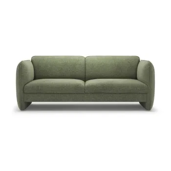 Canapea verde cu tapiE>erie din chenille 204 cm Georgia aEURMicadoni imagine