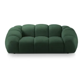 Canapea verde cu tapiterie din catifea 214 cm Diana - Micadoni Home imagine