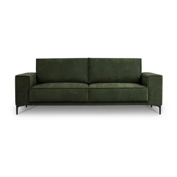 Canapea verde cu tapiterie din chenille 224 cm Copenhagen - Scandic imagine