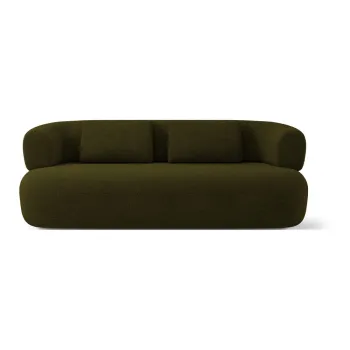 Canapea verde cu tapiterie din tesatura boucle 178 cm Jenny - Micadoni Home imagine