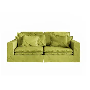 Canapea verde-deschis 236 cm Nora - Ropez imagine