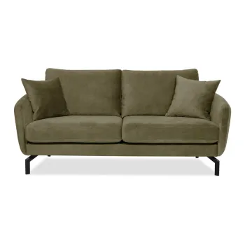 Canapea verde din catifea 190 cm Magic - Scandic imagine